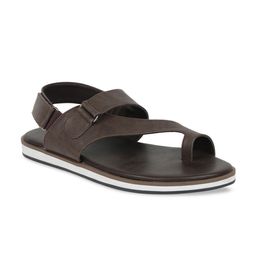 Bata Men Brown Solid Comfort Sandals-image-63