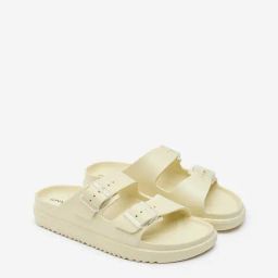 LUNA BLU by Westside Light Yellow Buckle-Strap Chunky Flip-Flop-image-29