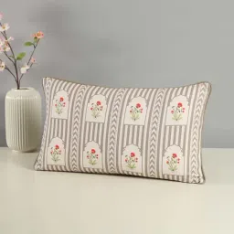 India Circus Grey Canvas Spell Duck Cushion Cover-picture-13