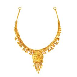 Muthoot Pappachan Swarnavarsham 22Kt Queens Necklace-9
