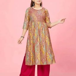 Aarika Kids Multicolor Embroidered Kurti-image-95