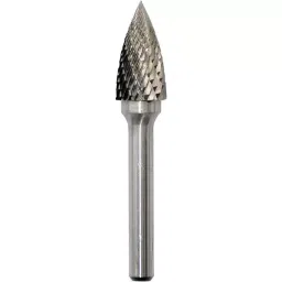 REWO Tree Pointed Shape Diamond Tip Carbide Rotary Cutter, Shank Size 6 mm, Body Diameter 12 mm-image-84