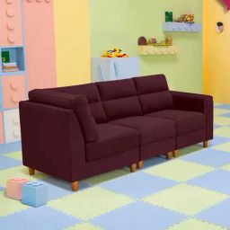 Sleepyhead Play Punk purple Solid wood Frame 3 Seater Hybrid Left Bucket Arm Sofa-image-18