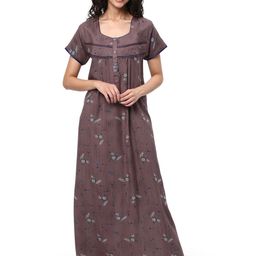 KOVIRA Printed Maxi Nightdress-image-76