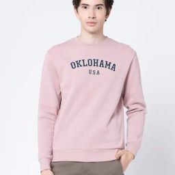 Red Tape Pink Regular Fit Graphic Sweatshirt-image-87