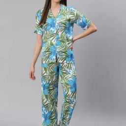 Cation Multicolor Printed Shirt With Pyjamas-picture-20