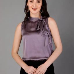 PURYS Purple Regular Fit Top-image-72