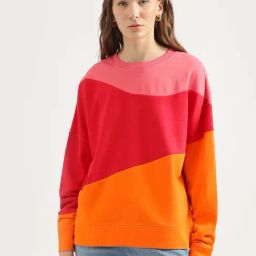 United Colors of Benetton Multicolor Color-Block Sweatshirt-14