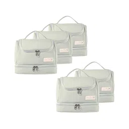Aura Green Set of 5 Regular Makeup Organiser Organisers-16