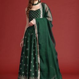 Anouk Printed Ready to Wear Lehenga & Blouse With Dupatta-image-65