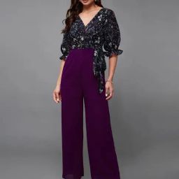 Miss Chase Purple Floral Print Jumpsuit-picture-43