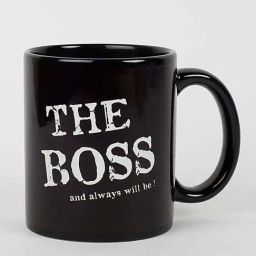FNP Black Ceramic The Boss Mug (325ml)-11