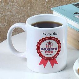 FNP White Ceramic Best Daughter Ever Mug (325ml)-image-86