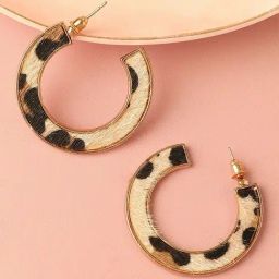 Sohi Gold Plated Designer Party Hoop Earrings-48