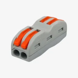 CH-812 0.08–2.5mm² SPL-2 Pole Wire Connector with Spring Lock Lever for 2-Wire Line Connection - 220V, 32A image 2