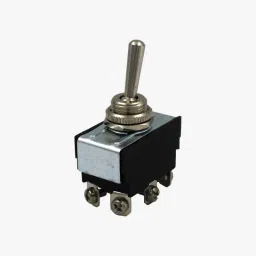 Toggle Switch 10A DPDT Center-OFF-CALONIX Panel Mount Switch image 2