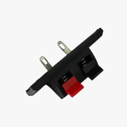 2 Position Jack Push In Audio Speaker Terminal Connector image 1