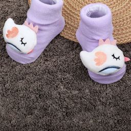 Baby Moo Infants Kids Birds Cotton Socks Booties-19
