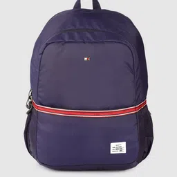 Tommy Hilfiger Unisex Navy Blue Solid Backpack-10