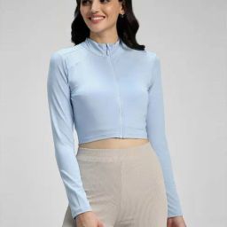 Forever 21 Blue Regular Fit Sports Jacket-picture-27