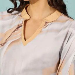 The Kaftan Company Grey Printed Kaftan image 5