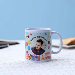 FNP Multicolor Ceramic Personalised Birthday Celebration Mug (325ml)-13