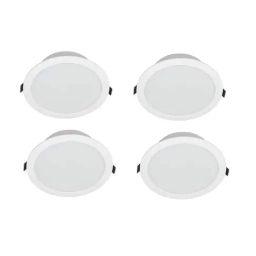 Buy Philips 10-Watt Smart Wi-Fi LED Ceiling Lamp Downlighter WiZ Connected - Pack of 4 (White)-25