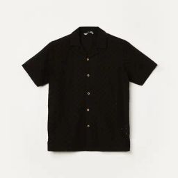 Fame Forever by Lifestyle Boys Black Cotton Embroidery Shirt-image-33