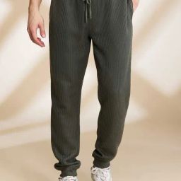 Being Human Dark Green Regular Fit Joggers-picture-32