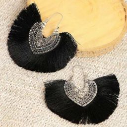 Sohi Gold Plated Designer Party Drop Earrings-16