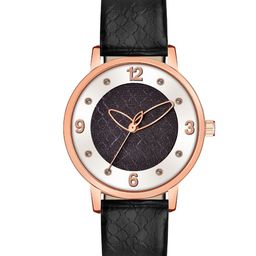 DOUBLERUN Women Dial & Leather Straps Analogue Multi Function Watch H05NMT-361-19