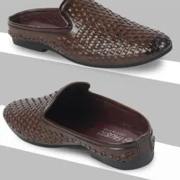 Fausto Men's Brown Mule Shoes-image-95