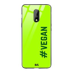 DailyObjects Green Vegan OnePlus 7 Glass Case-37