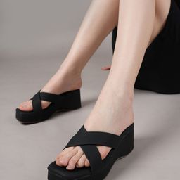Mast & Harbour Party Wedge Sandals-12