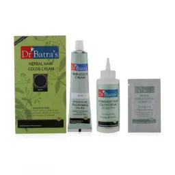 Dr. Batra's Herbal Hair Color Cream Black - 130 gm-image-57