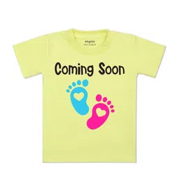 Arvesa Kids Typography Printed Applique T-shirt-16