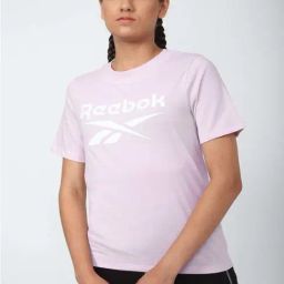 Reebok Lilac Printed Sports T-Shirt-image-77
