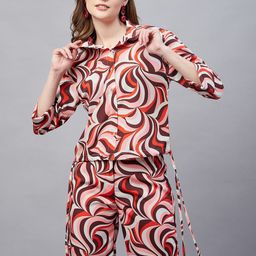 Marie Claire Printed Shirt Style Top-image-47
