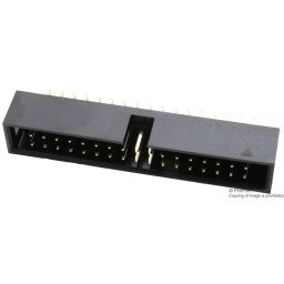 MULTICOMP PRO Pin Headers CONN, HEADER, R/A, 34POS, 2ROW, 2.54MM, MC-254-34-00-RA-DIP (Pack of 5)-36