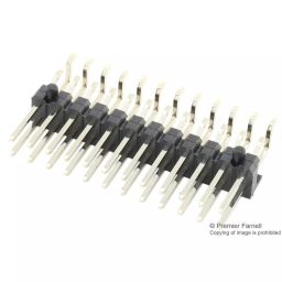 MULTICOMP PRO Pin Headers CONNECTOR, HEADER, 24POS, R/A, 2.54MM, 2213R-24G-SM-7576APR-3
