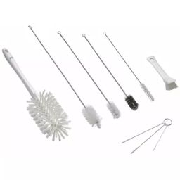 VIKAN Hand Brush Polyester, Polypropylene & Stainless Steel Bristles White, 53575-image-42