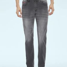 People by Pantaloons Grey Cotton Slim Fit Jeans-image-23