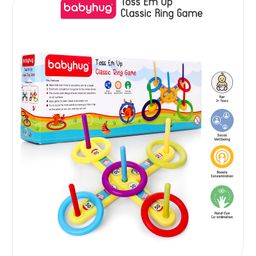 Babyhug Toss Em Up Classic Ring Game - Green-26