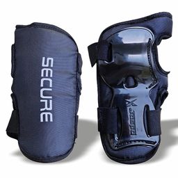 JASPO Secure Hybrid Wrist Guards for Skating, Cycling, Skateboarding, Roller Skating, Inline Skate, Running Blue - Small-25