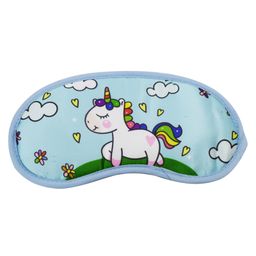 Asera Unicorn Theme Sleeping Mask - Blue-10