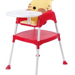 Safe-O-Kid Convertible 5 in 1 Booster Toddler High Chair Baby Booster Seat - Red-image-14
