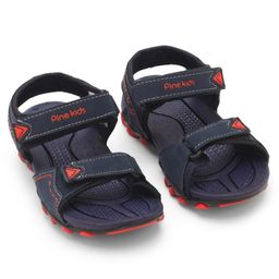 Pine Kids Velcro Closure Sandals - Blue-image-49