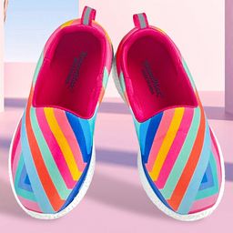 Kazarmax Roman Striped Slip On Shoes - Multi Colour-image-44