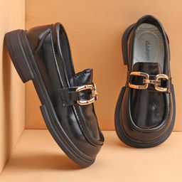 Babyoye Party Wear Loafer - Black-image-50