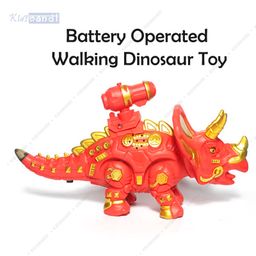 Kids Mandi Walking Dinosaur Toy Set for Kids with LED & 3D Color Light | Cute Baby Toys, Sensory & Music Features | Ideal for Toddlers-10